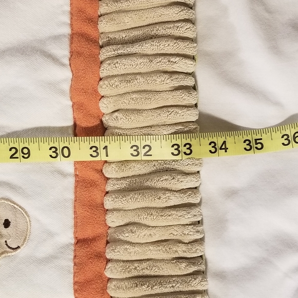 Kidsline Jungle Animals Crib Comforter Safari Nursery Quilt & Dust Ruffle - Picture 5 of 8